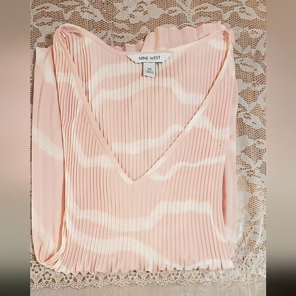 Nine West Pleated Blouse  - Picture 6 of 8